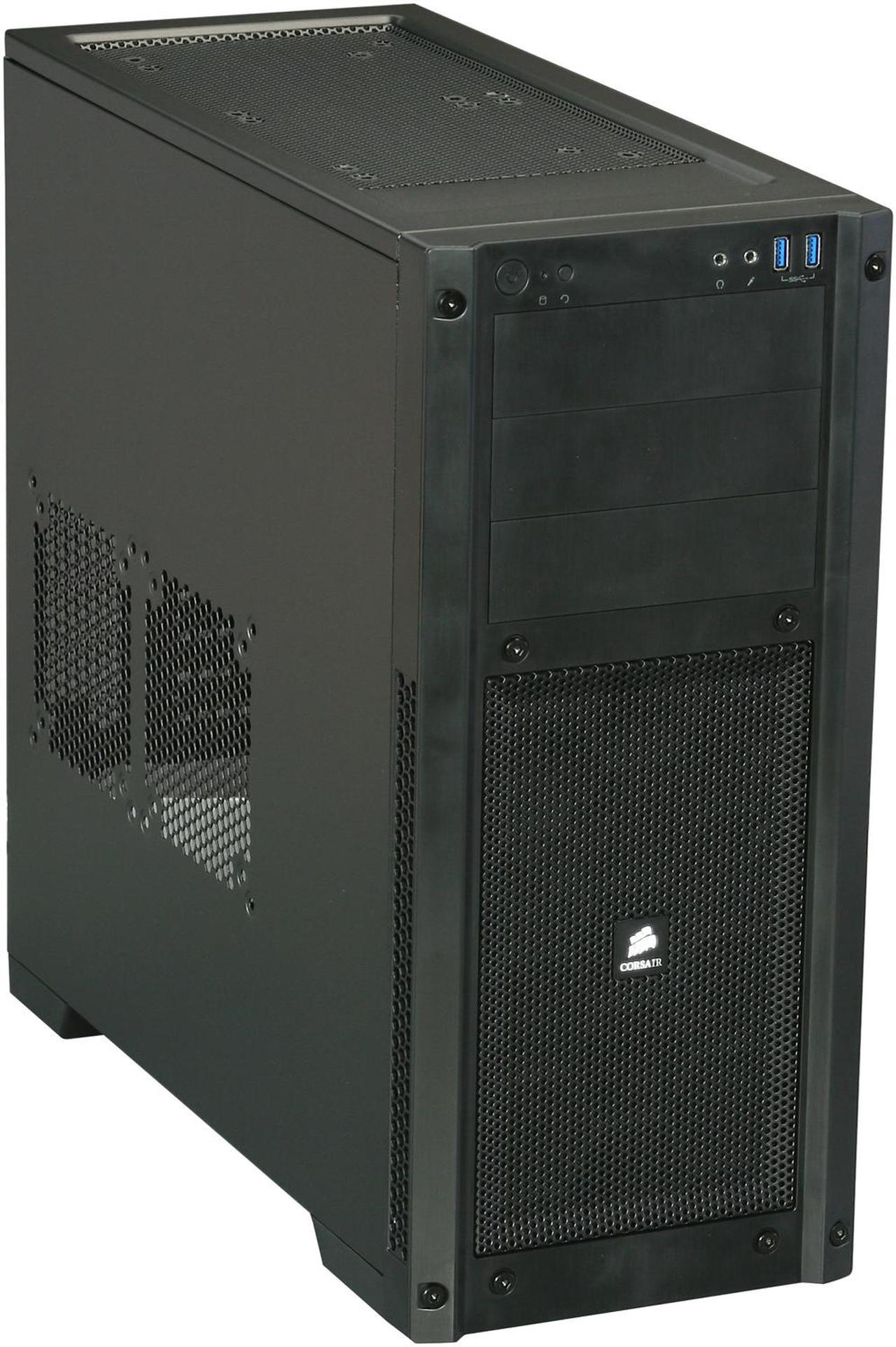 Corsair Carbide Series 300R Black Steel / Plastic ATX Mid Tower Computer Case ATX (not included) Power Supply