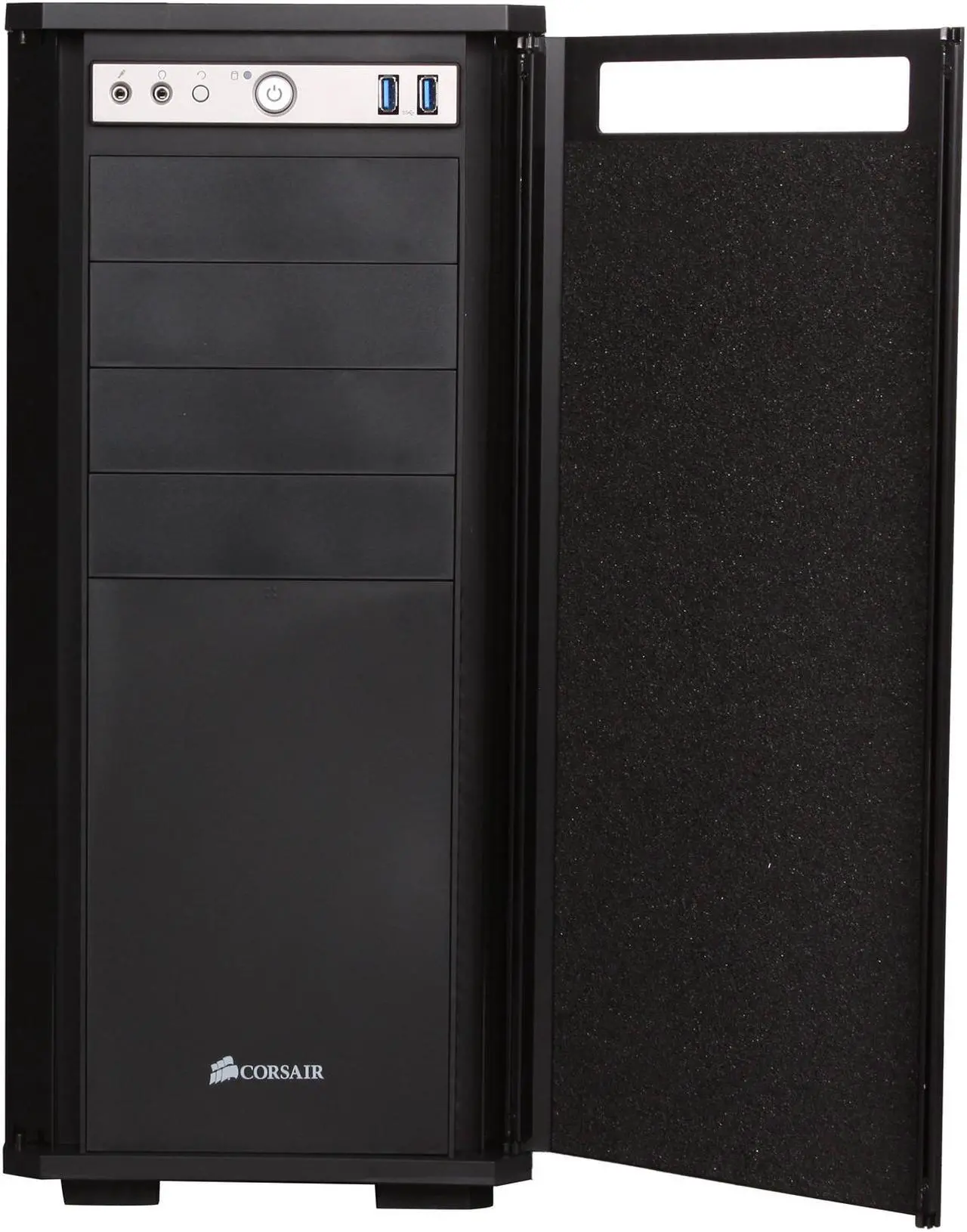 Alt view image 2 of 9 - Corsair Obsidian Series 550D Black Aluminum / Steel ATX Mid Tower Computer Case
