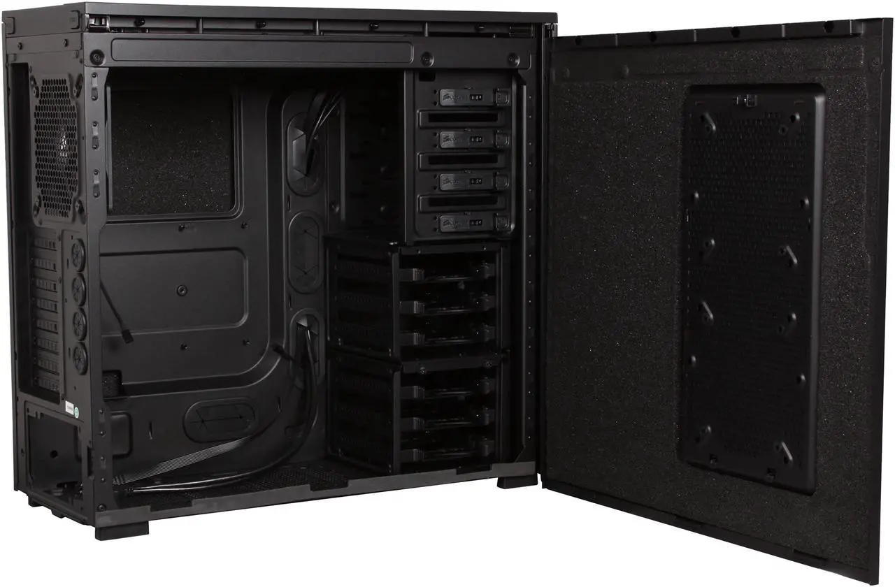 Alt view image 5 of 9 - Corsair Obsidian Series 550D Black Aluminum / Steel ATX Mid Tower Computer Case