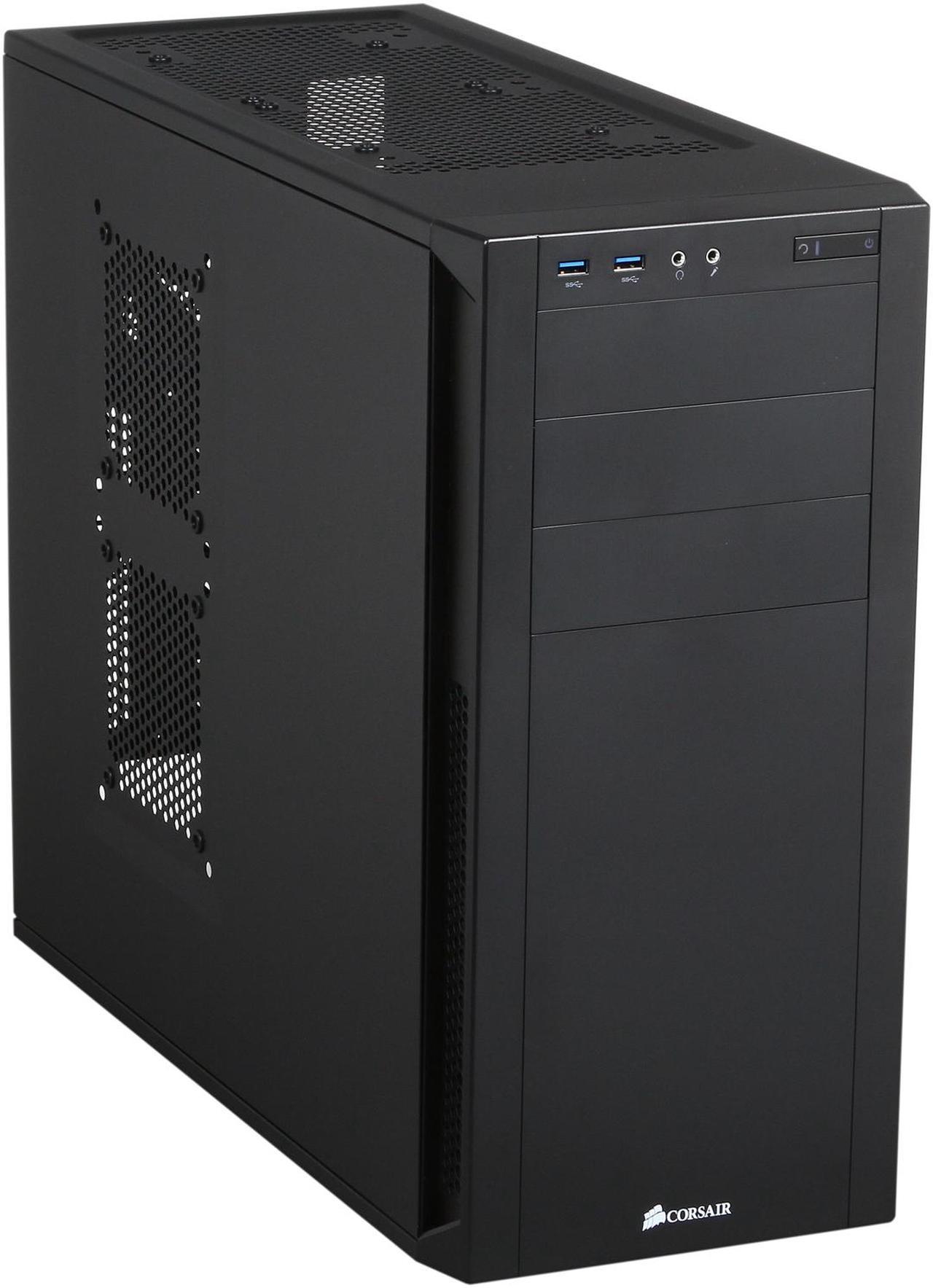 Corsair Carbide Series 200R Black Steel / Plastic Compact ATX Mid Tower Case