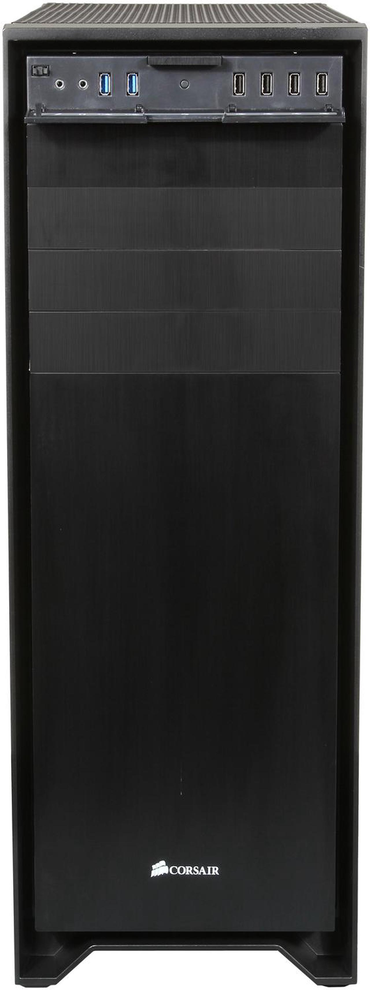 Alt view image 3 of 10 - Corsair Obsidian Series 900D (CC-9011022-WW) Black Brushed Aluminum and Steel ATX Super Tower Computer Case ATX (not included) Power Supply