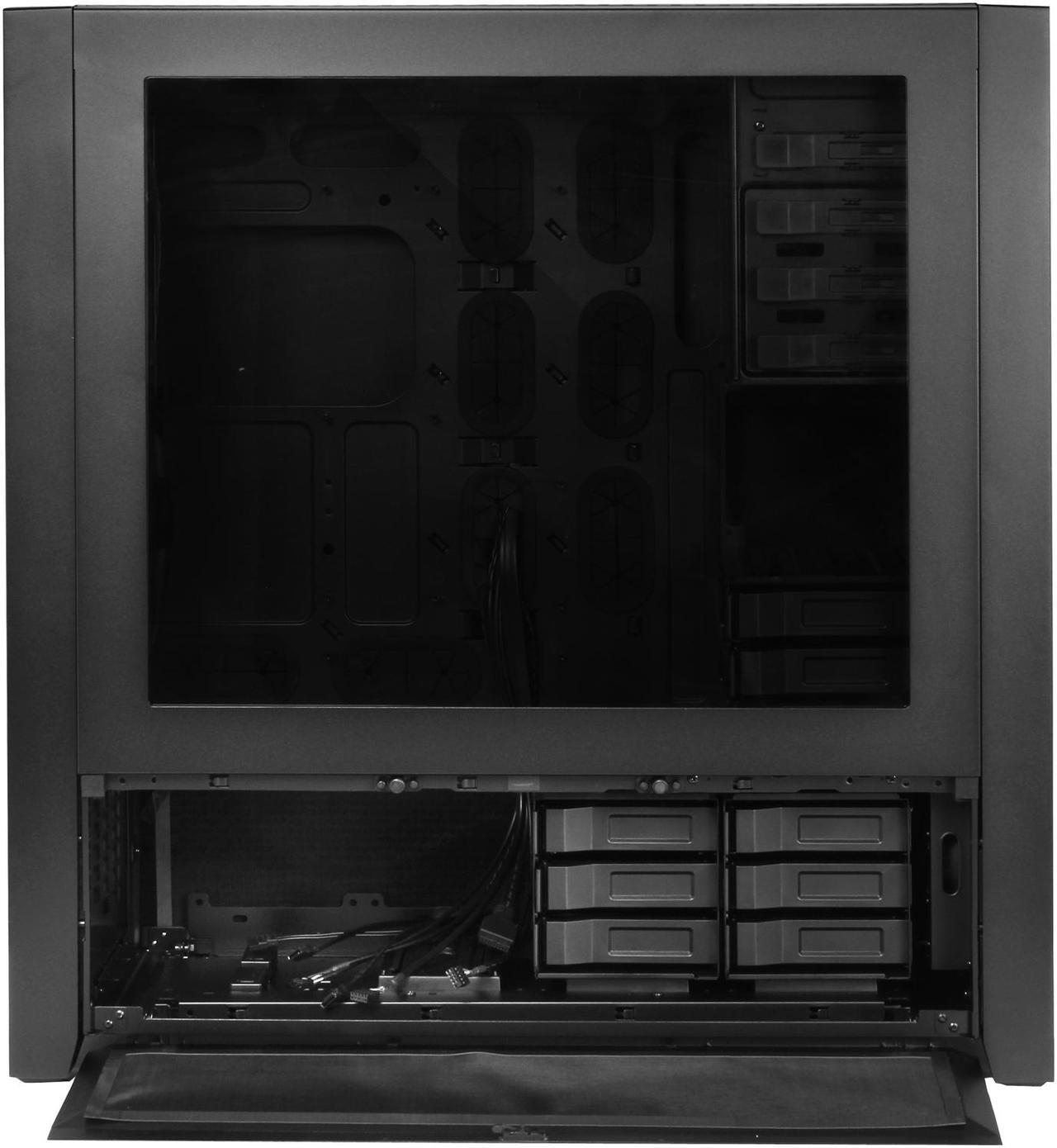 Alt view image 5 of 10 - Corsair Obsidian Series 900D (CC-9011022-WW) Black Brushed Aluminum and Steel ATX Super Tower Computer Case ATX (not included) Power Supply