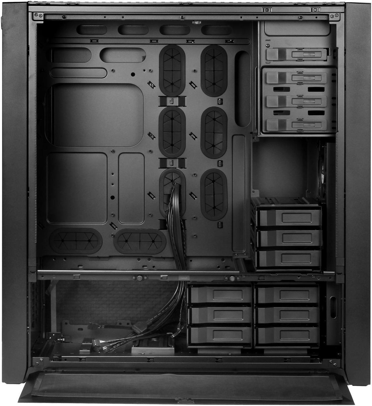 Alt view image 7 of 10 - Corsair Obsidian Series 900D (CC-9011022-WW) Black Brushed Aluminum and Steel ATX Super Tower Computer Case ATX (not included) Power Supply