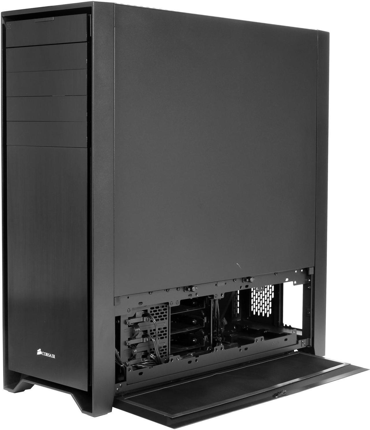 Alt view image 9 of 10 - Corsair Obsidian Series 900D (CC-9011022-WW) Black Brushed Aluminum and Steel ATX Super Tower Computer Case ATX (not included) Power Supply