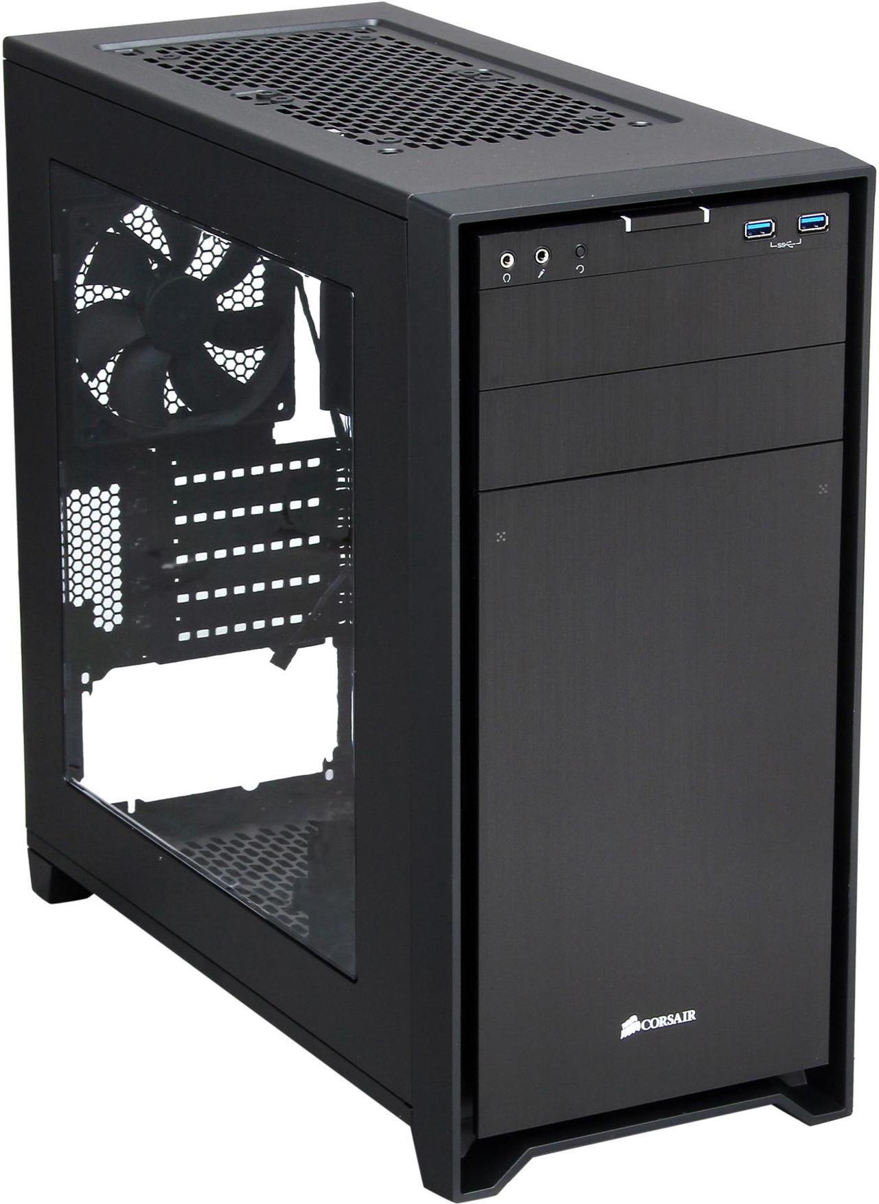 Main image of Corsair Obsidian Series 350D CC-9011029-WW Black Aluminum / Steel MicroATX Case with Window
