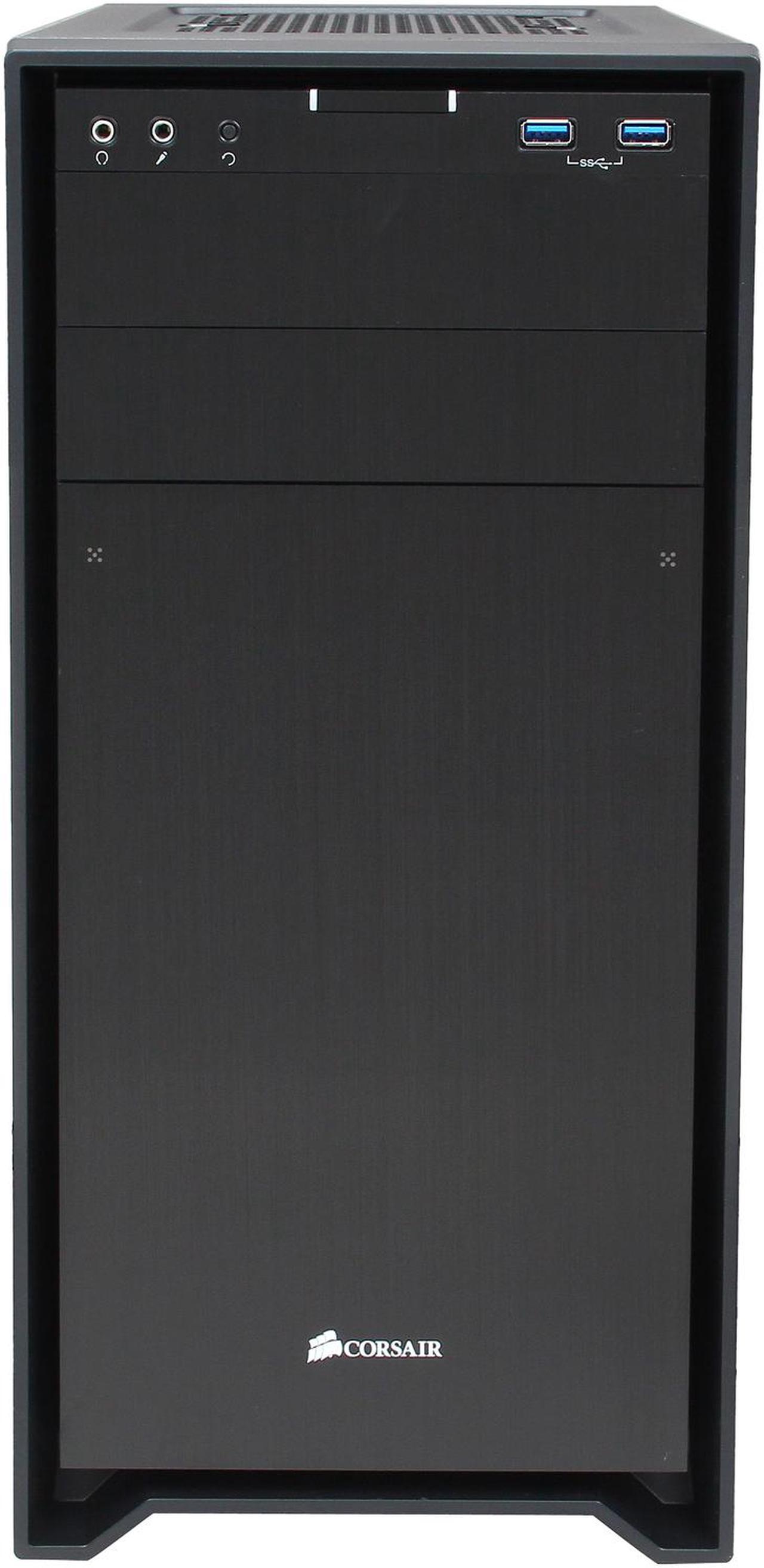Alt view image 2 of 10 - Corsair Obsidian Series 350D CC-9011029-WW Black Aluminum / Steel MicroATX Case with Window