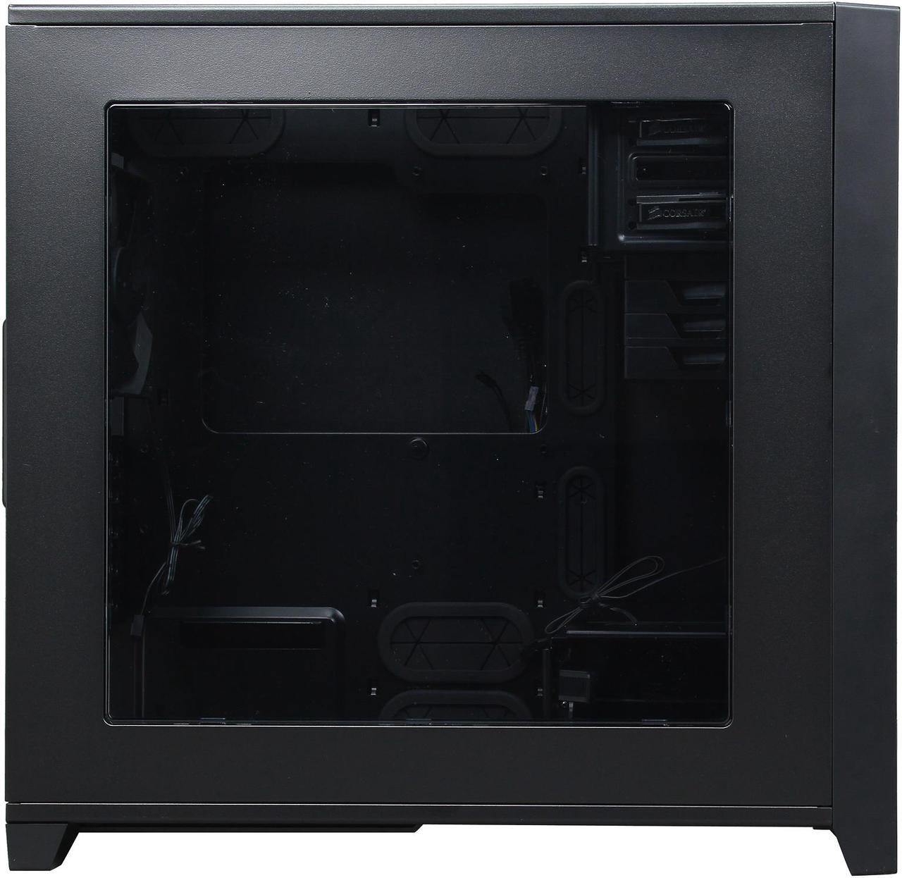 Alt view image 4 of 10 - Corsair Obsidian Series 350D CC-9011029-WW Black Aluminum / Steel MicroATX Case with Window