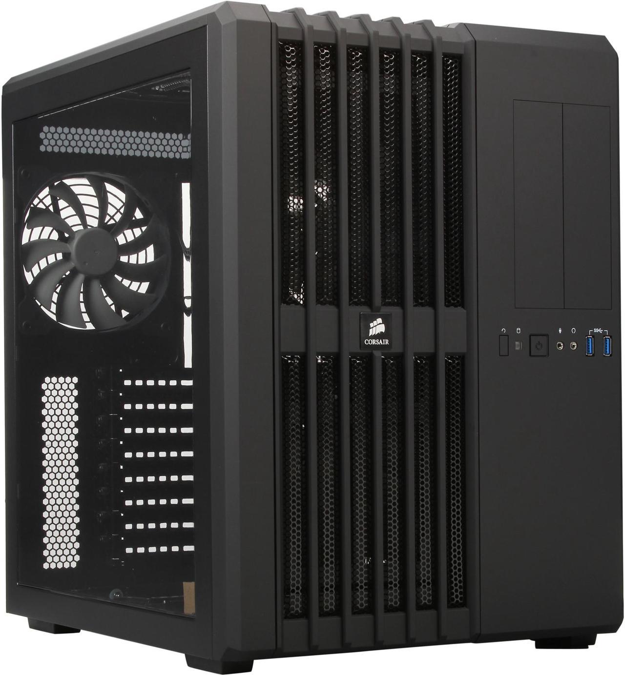 Corsair Carbide Series Air 540 (CC-9011030-WW) Black Steel High Airflow ATX Cube Case Support ATX Power Supply