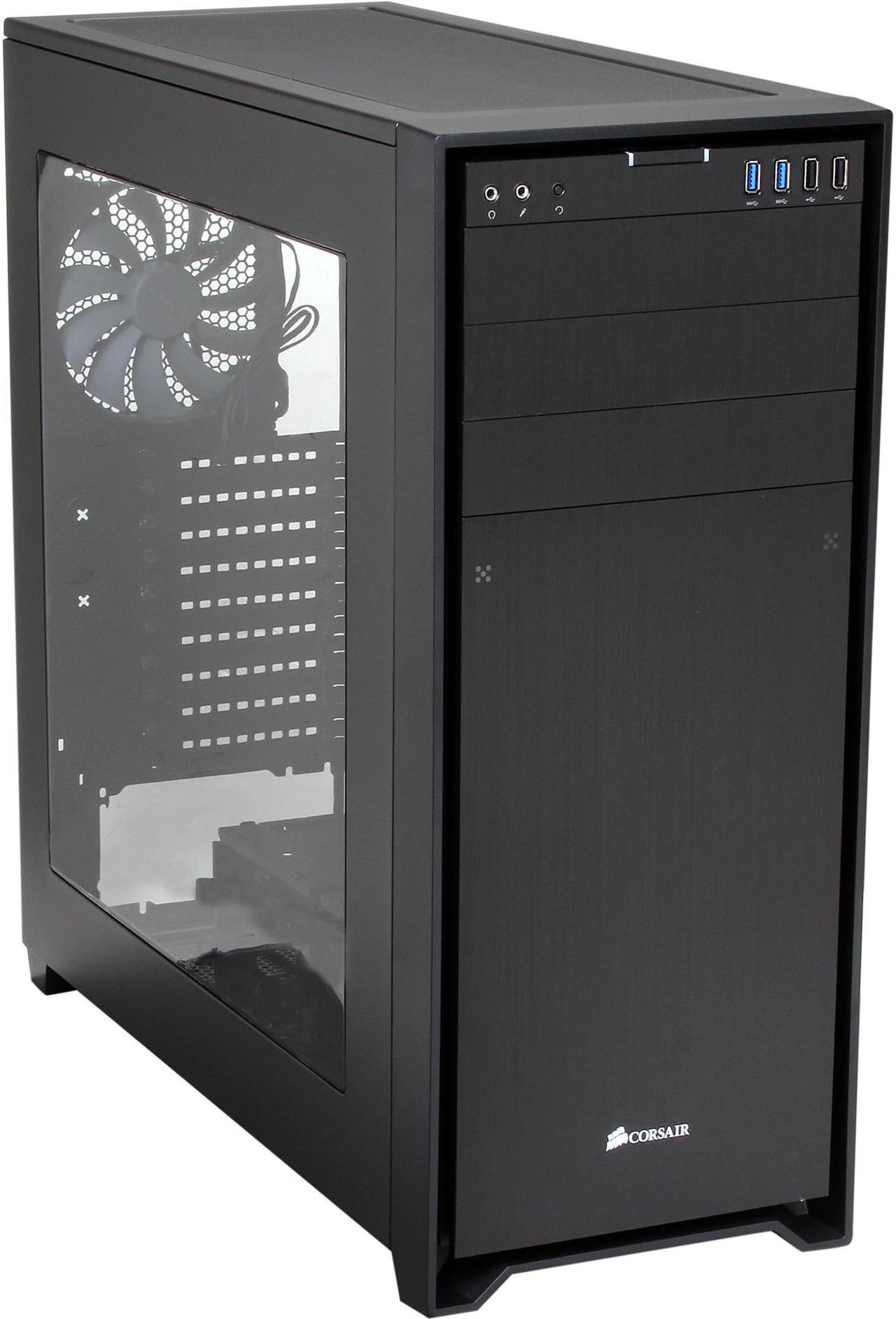 Main image of Corsair Obsidian Series 750D CC-9011035-WW Black Brushed Aluminum and Steel ATX Full Tower Computer Case