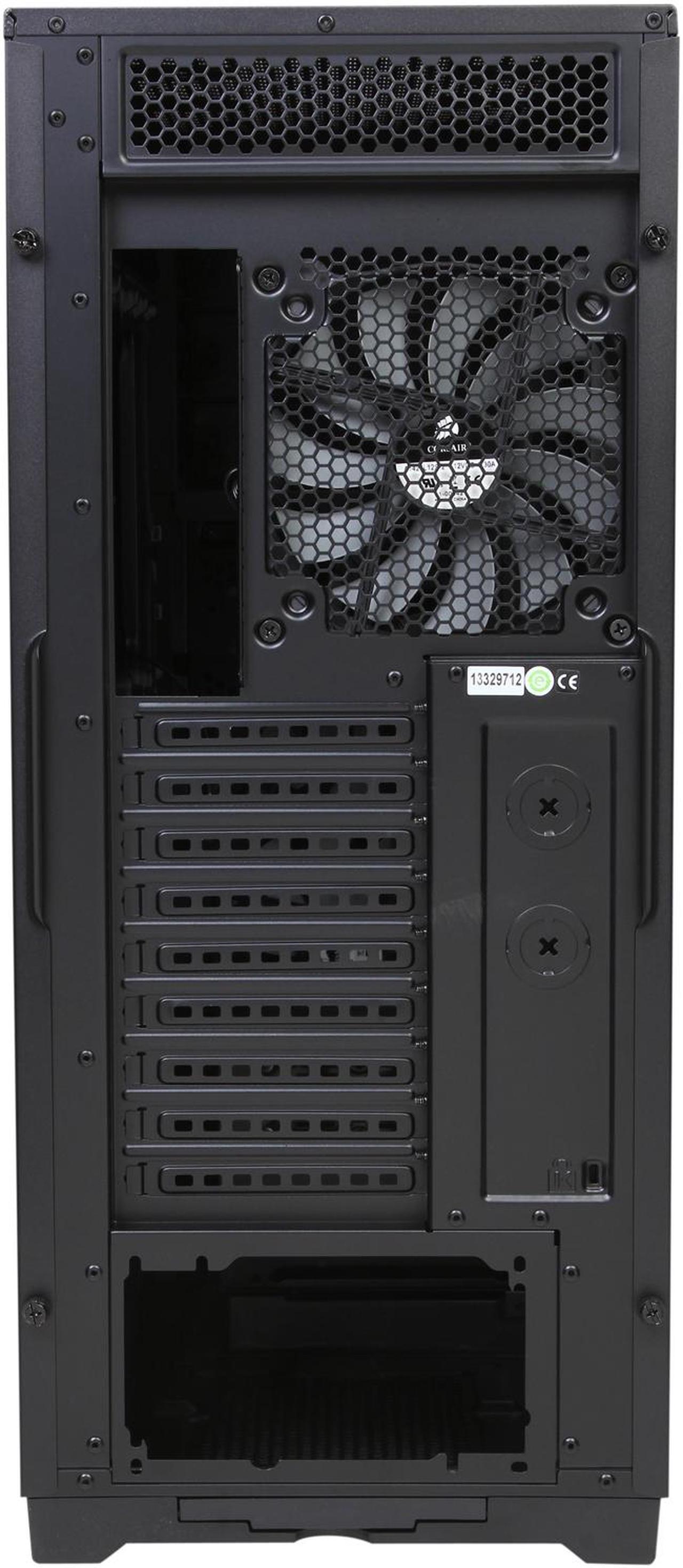 Alt view image 10 of 14 - Corsair Obsidian Series 750D CC-9011035-WW Black Brushed Aluminum and Steel ATX Full Tower Computer Case
