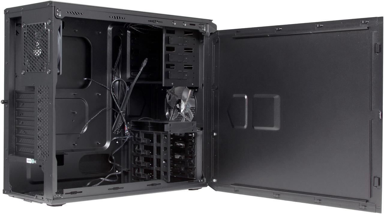 Alt view image 6 of 9 - Corsair Graphite Series 230T CC-9011036-WW Black ATX Mid Tower Computer Case Solid Black Side Panel