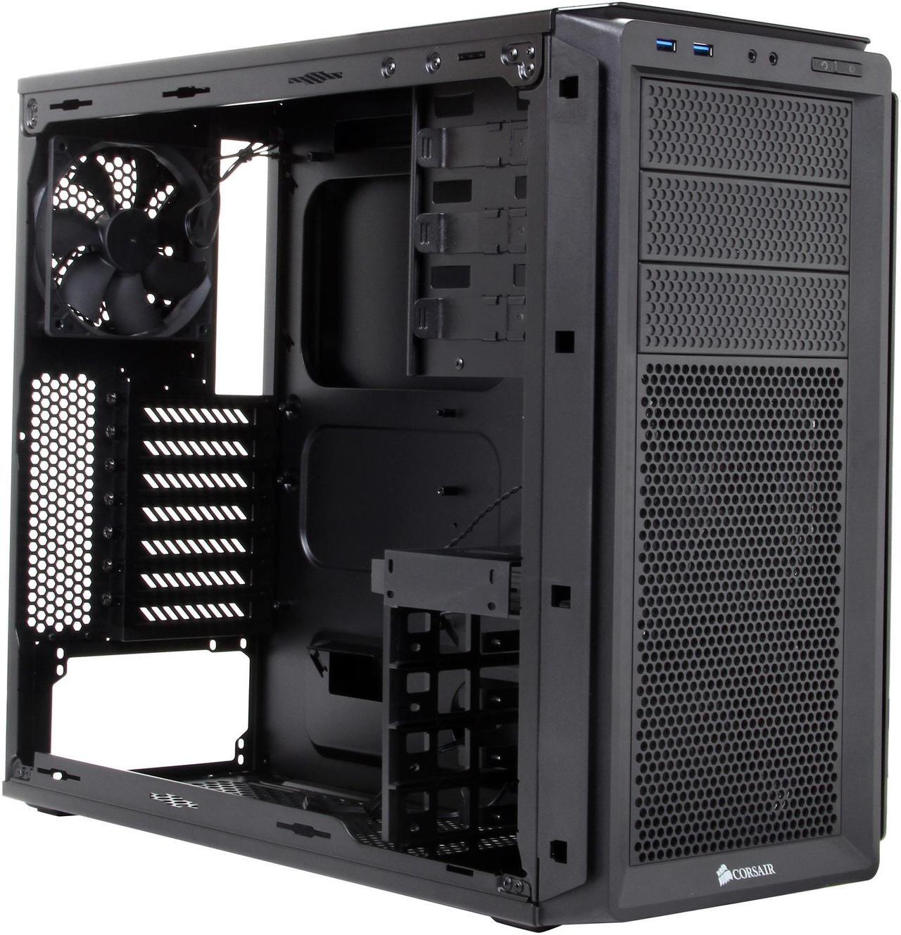 Alt view image 8 of 9 - Corsair Graphite Series 230T CC-9011036-WW Black ATX Mid Tower Computer Case Solid Black Side Panel