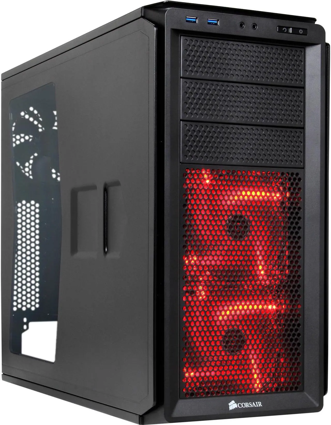 Main image of Corsair, Graphite Series 230T Windowed Compact Mid-Tower Case, CC-9011042-WW