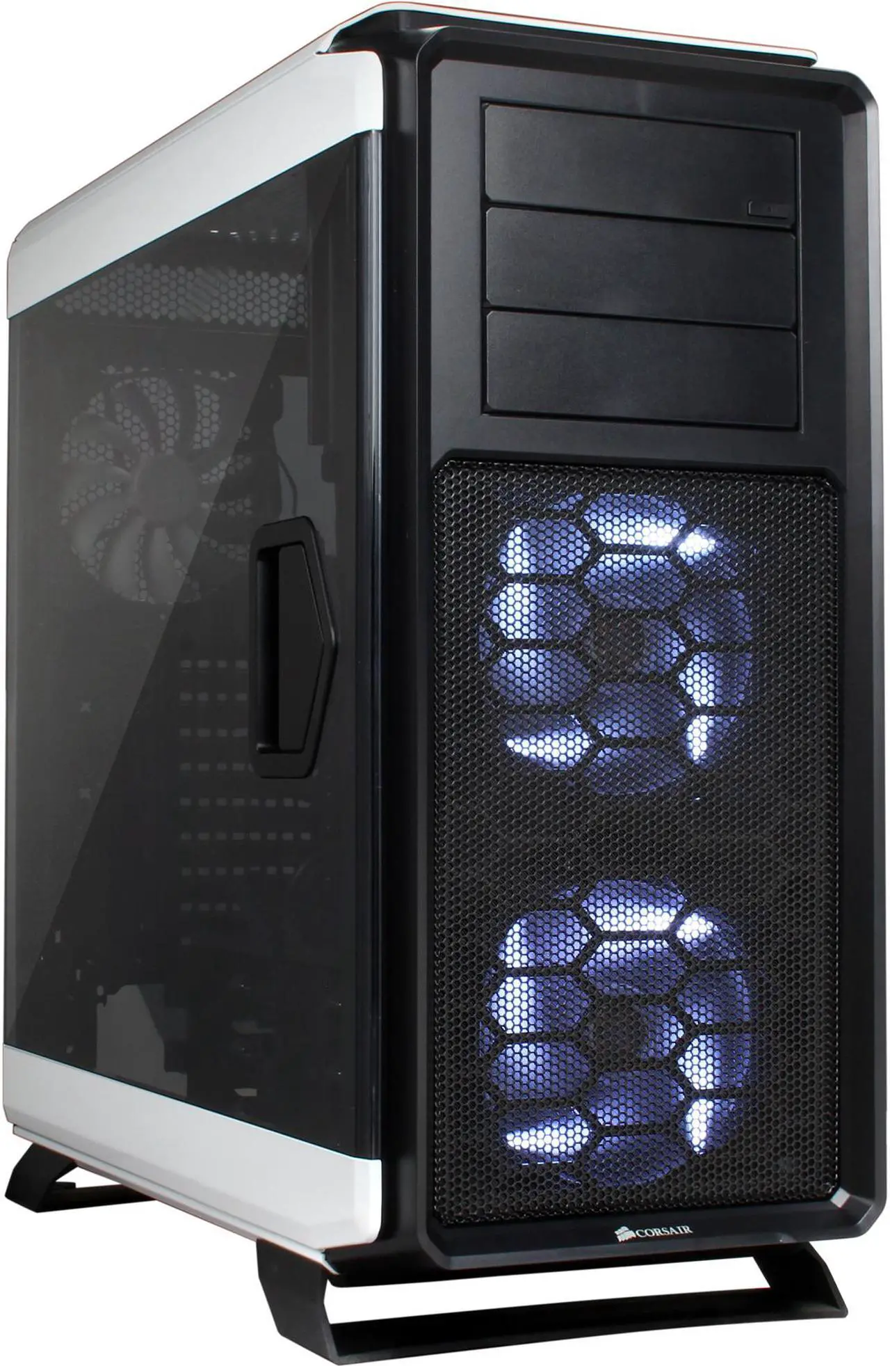 Main image of Corsair Graphite Series 760T White Steel / Plastic ATX Full Tower Windowed Gaming Case with two 140mm white LED fans