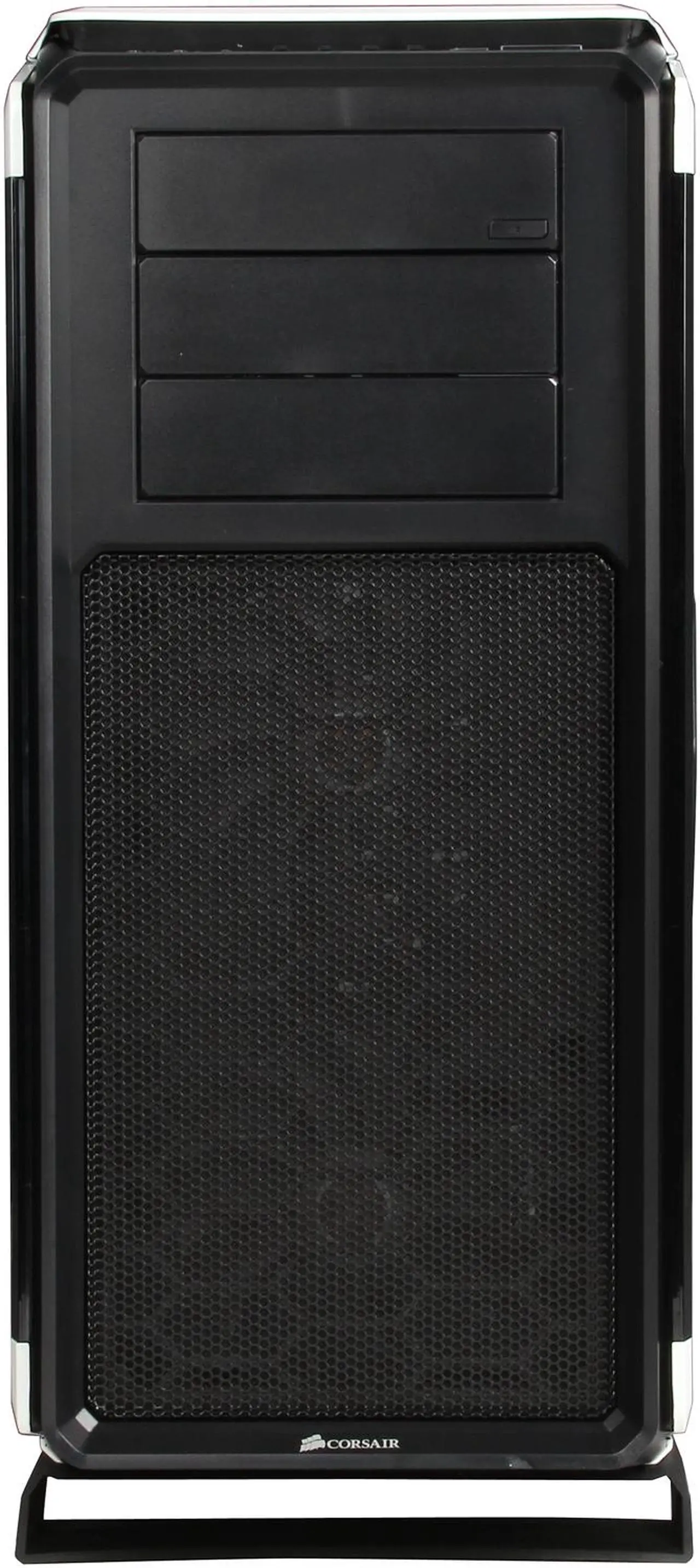 Alt view image 2 of 10 - Corsair Graphite Series 760T White Steel / Plastic ATX Full Tower Windowed Gaming Case with two 140mm white LED fans