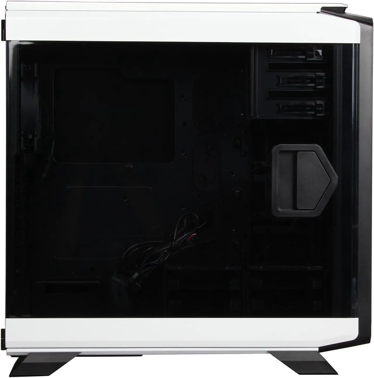 Alt view image 3 of 10 - Corsair Graphite Series 760T White Steel / Plastic ATX Full Tower Windowed Gaming Case with two 140mm white LED fans