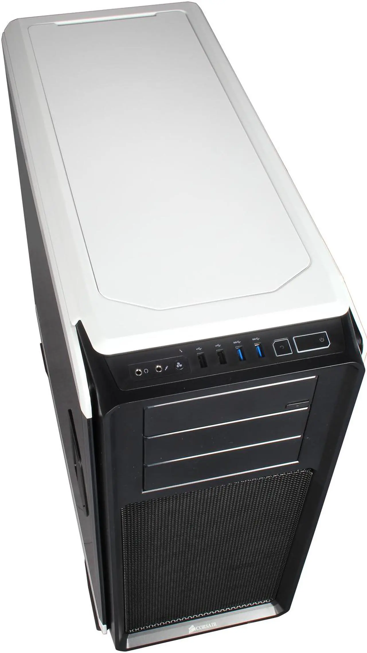 Alt view image 7 of 10 - Corsair Graphite Series 760T White Steel / Plastic ATX Full Tower Windowed Gaming Case with two 140mm white LED fans