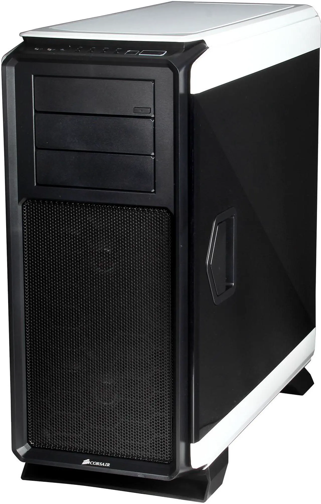 Alt view image 9 of 10 - Corsair Graphite Series 760T White Steel / Plastic ATX Full Tower Windowed Gaming Case with two 140mm white LED fans