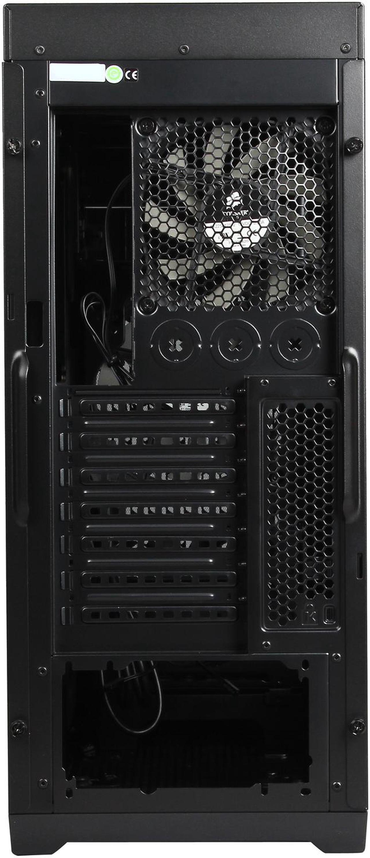 Alt view image 11 of 12 - Corsair Obsidian Series 450D Black Brushed Aluminum and Steel ATX Mid Tower Gaming Computer Case