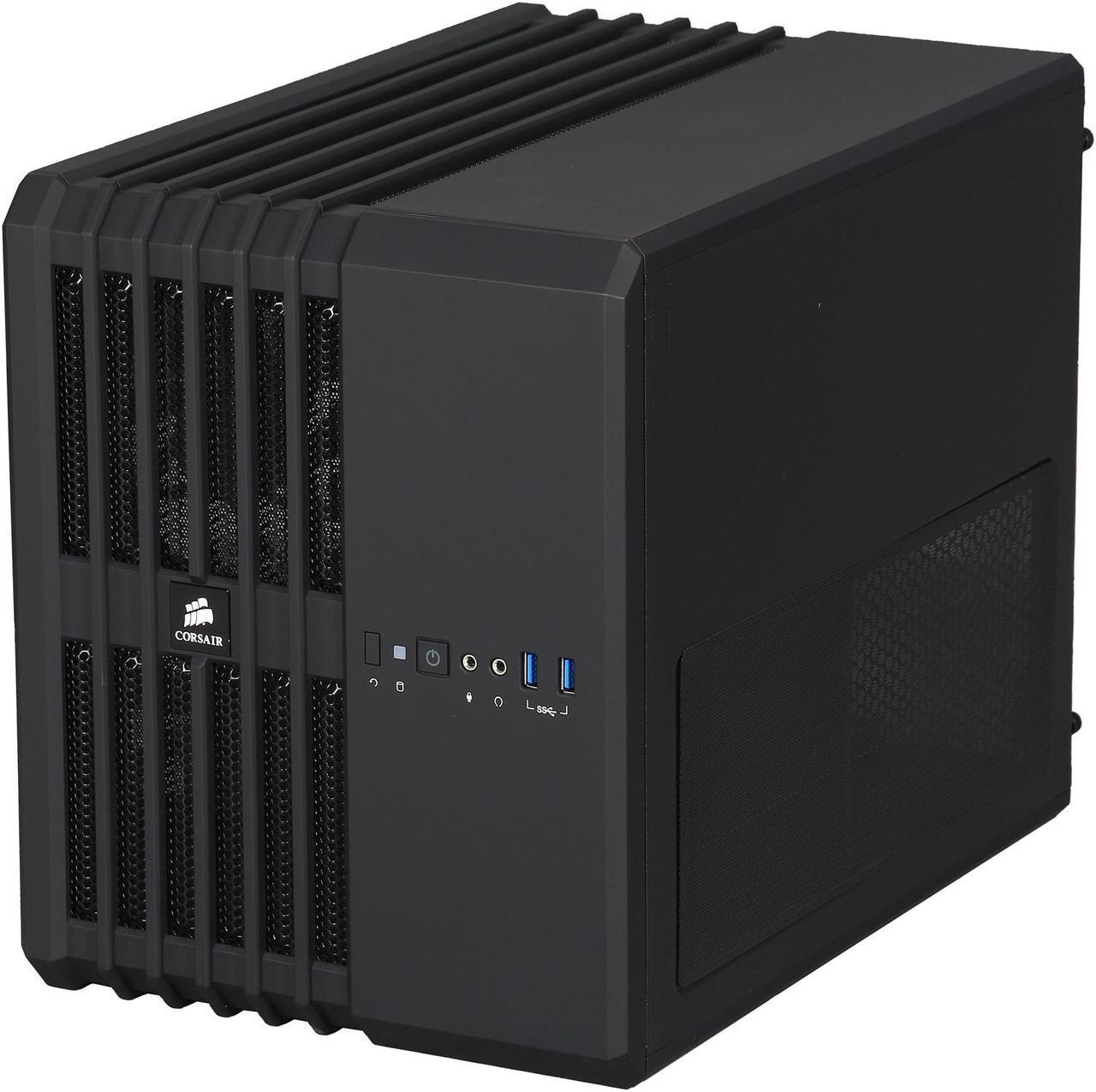 Alt view image 4 of 10 - Corsair Carbide Series Air 240 CC-9011070-WW Black Steel Micro ATX / Mini-ITX Air 240 High Airflow MicroATX and Mini-ITX PC Case
