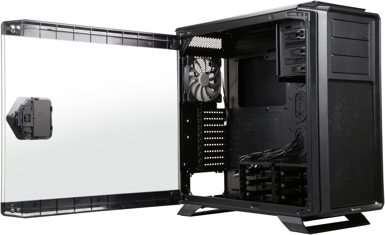 Alt view image 5 of 8 - Corsair Graphite Series 760T Black Full Tower Windowed Case
