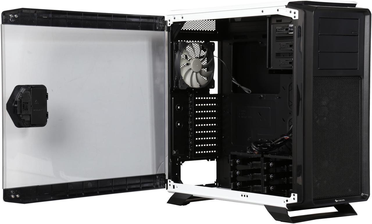 Alt view image 5 of 9 - Corsair  Graphite Series 760T CC-9011074-WW White Full Tower Windowed Case
