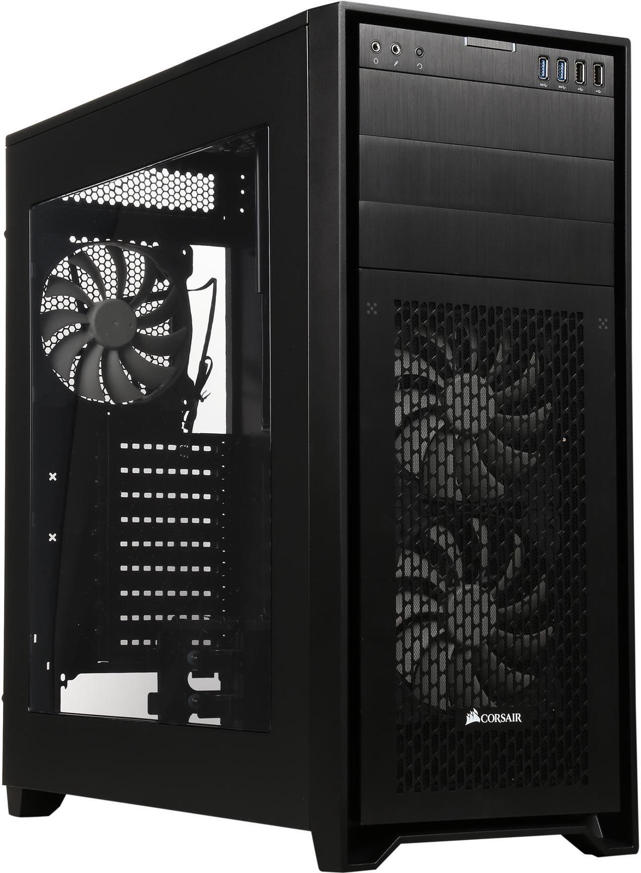 Main image of Corsair Obsidian Series 750D Airflow CC-9011078-WW Black Brushed Aluminum and Steel ATX Full Tower Computer Case