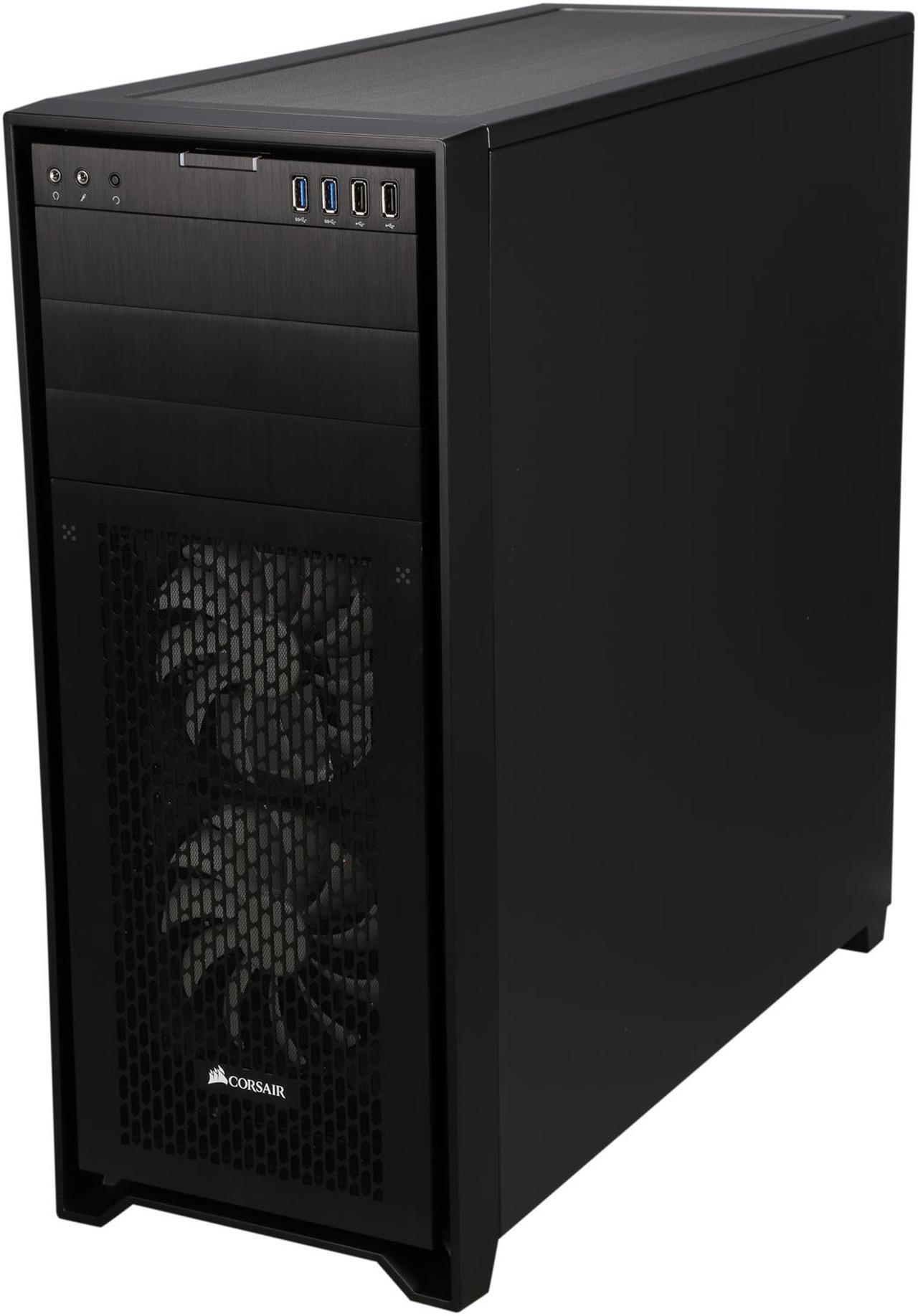 Alt view image 4 of 12 - Corsair Obsidian Series 750D Airflow CC-9011078-WW Black Brushed Aluminum and Steel ATX Full Tower Computer Case