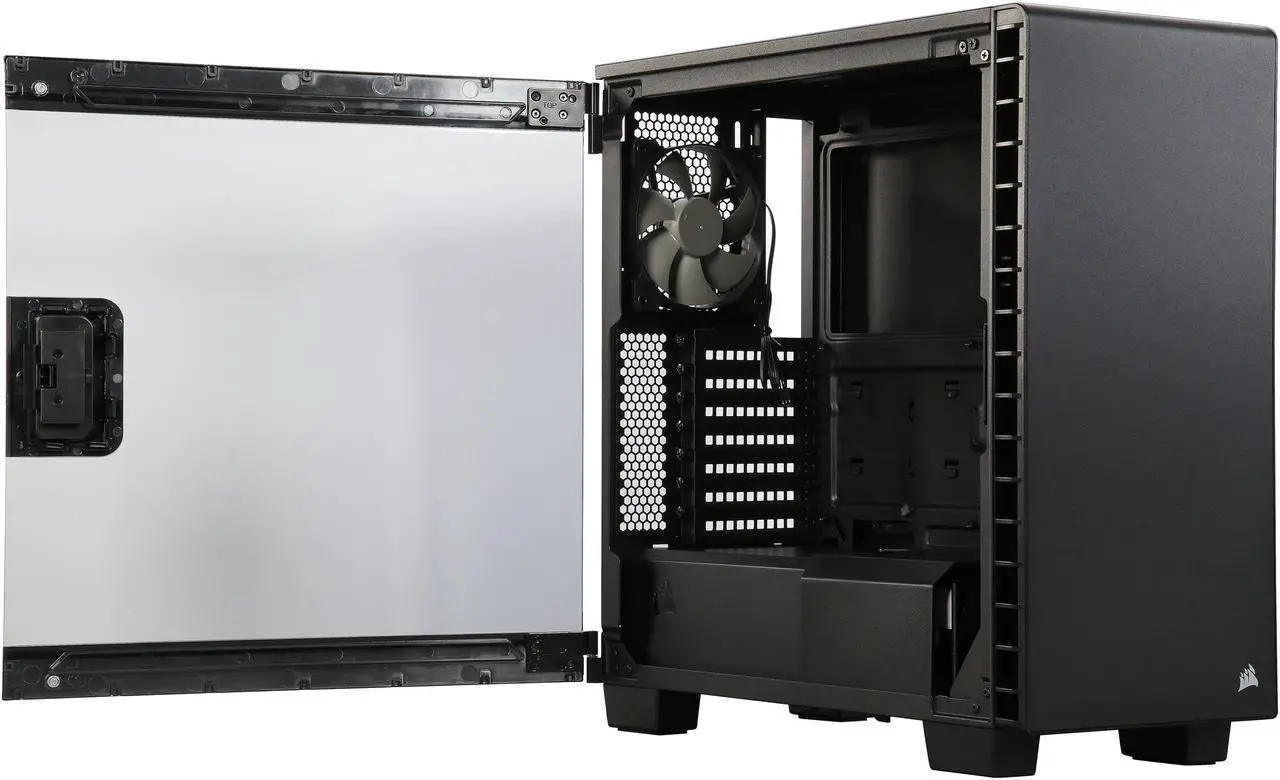 Alt view image 5 of 10 - Corsair Carbide Series Clear 400C Compact Mid-Tower Case (CC-9011081-WW)