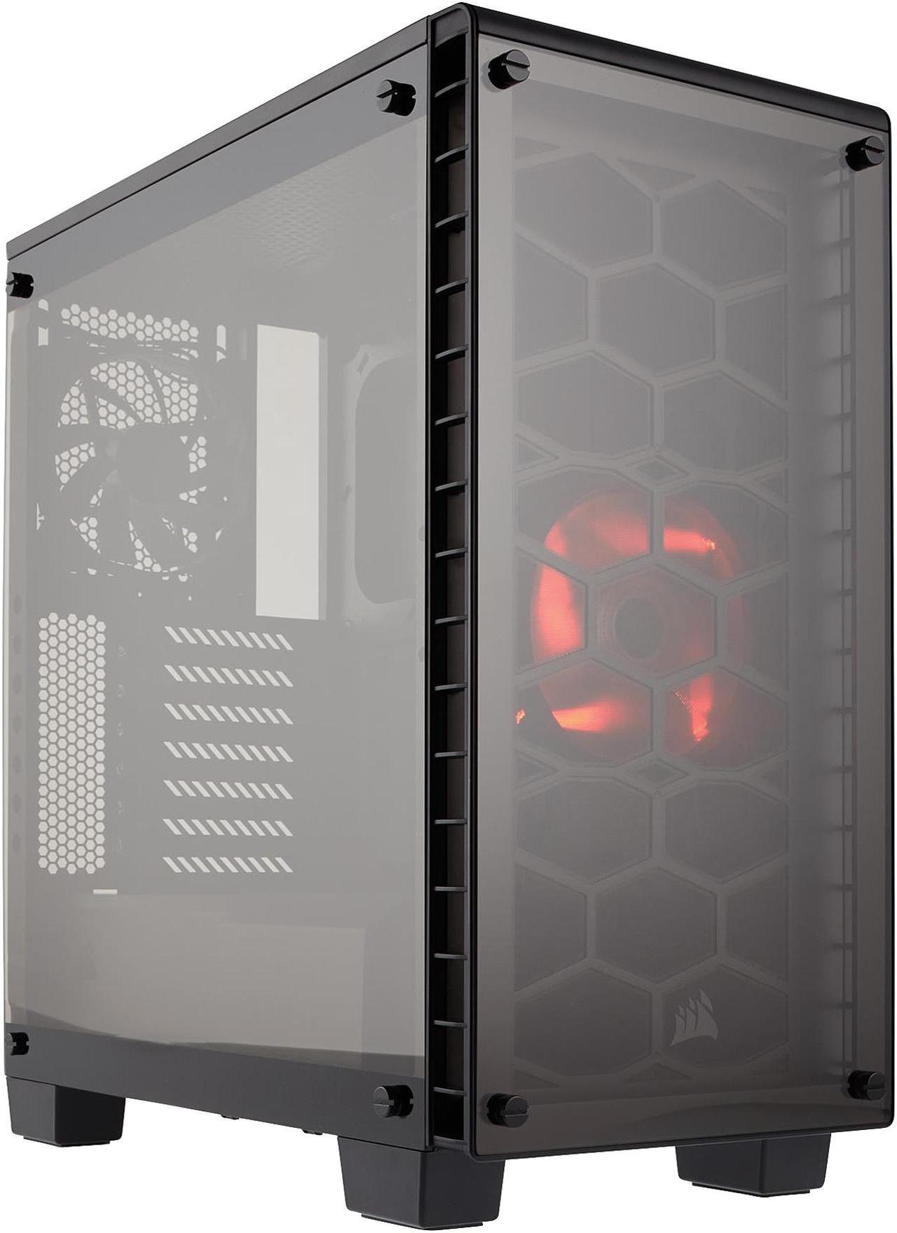 Corsair Crystal Series 460X - Tempered Glass, Compact ATX Mid-Tower Case