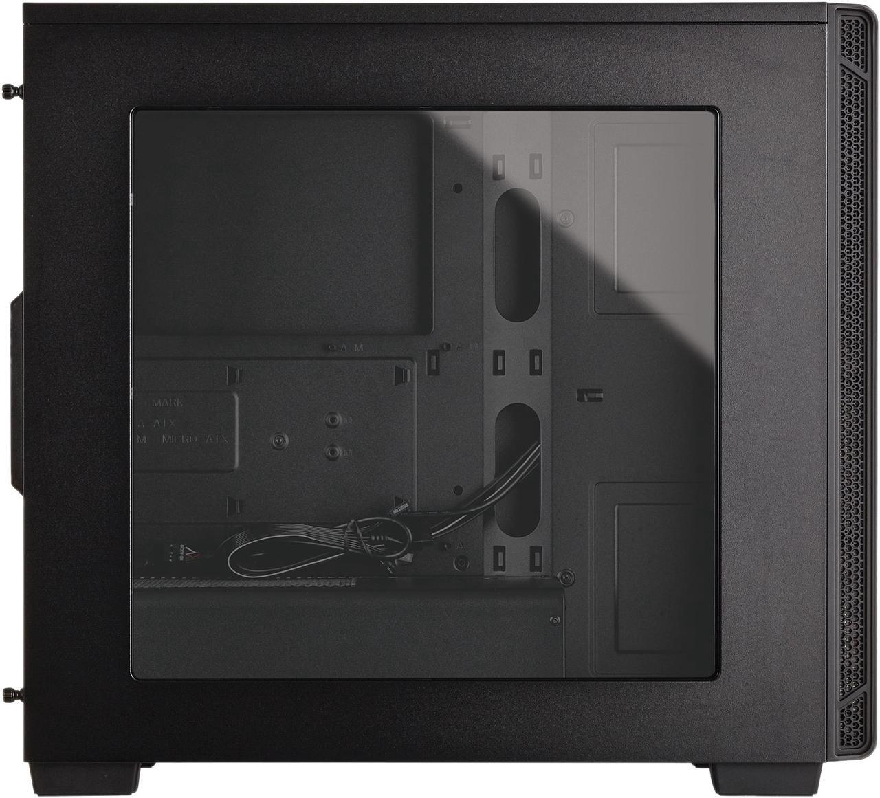 Alt view image 5 of 18 - Corsair Carbide Series 270R CC-9011105-WW Black Steel Windowed ATX Mid Tower Computer Case