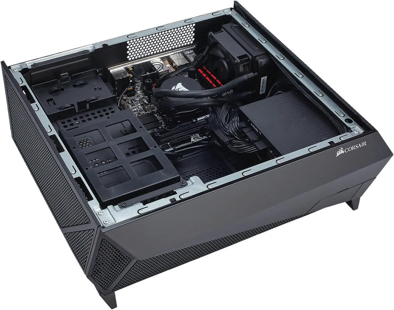 Alt view image 7 of 9 - CORSAIR Bulldog (2.0) High Performance PC Barebone Kit
