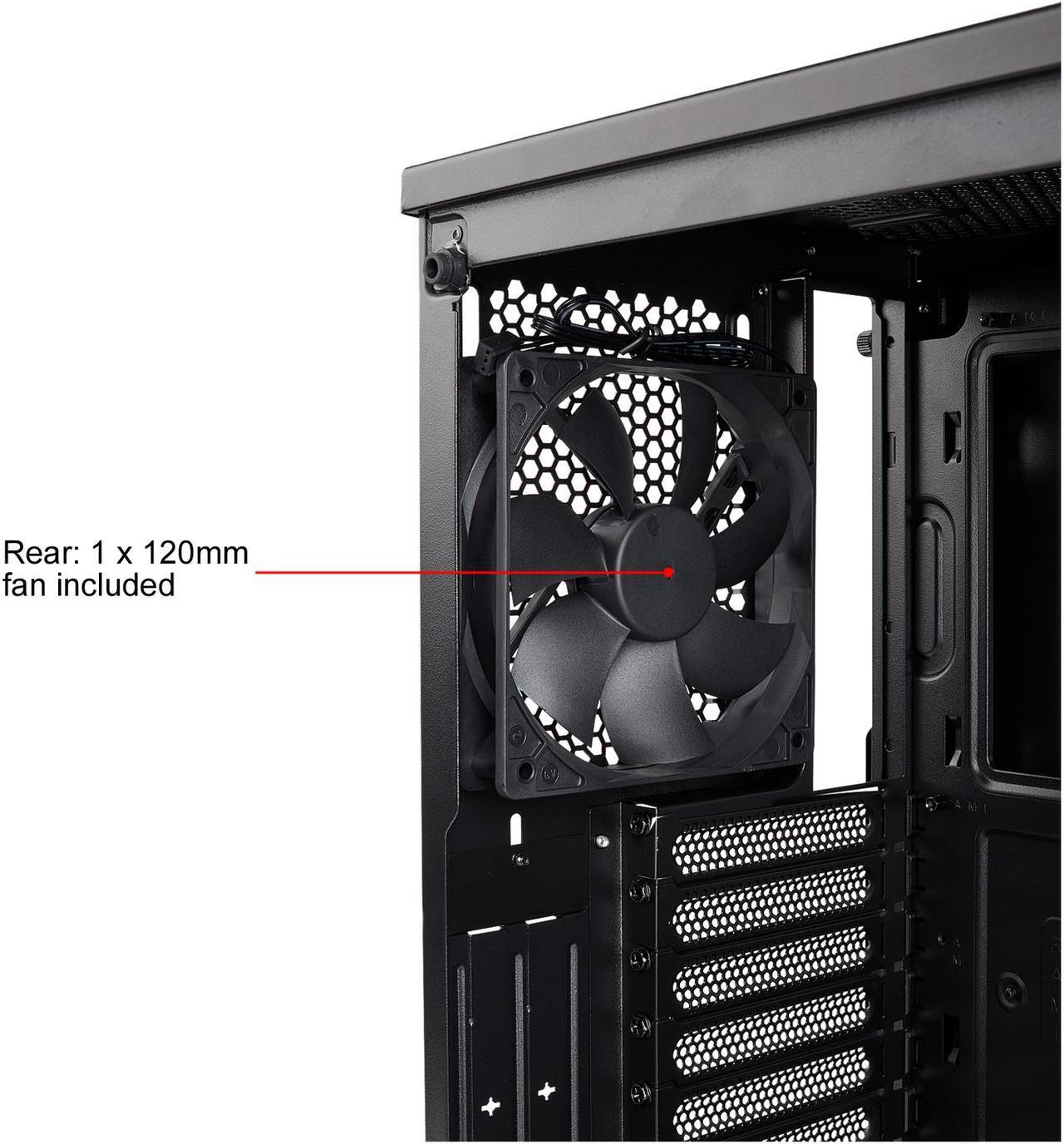 Alt view image 11 of 18 - Corsair Carbide Series 275R CC-9011130-WW Black Steel, Plastic, Acrylic Window Side Panel ATX Mid Tower Gaming Case