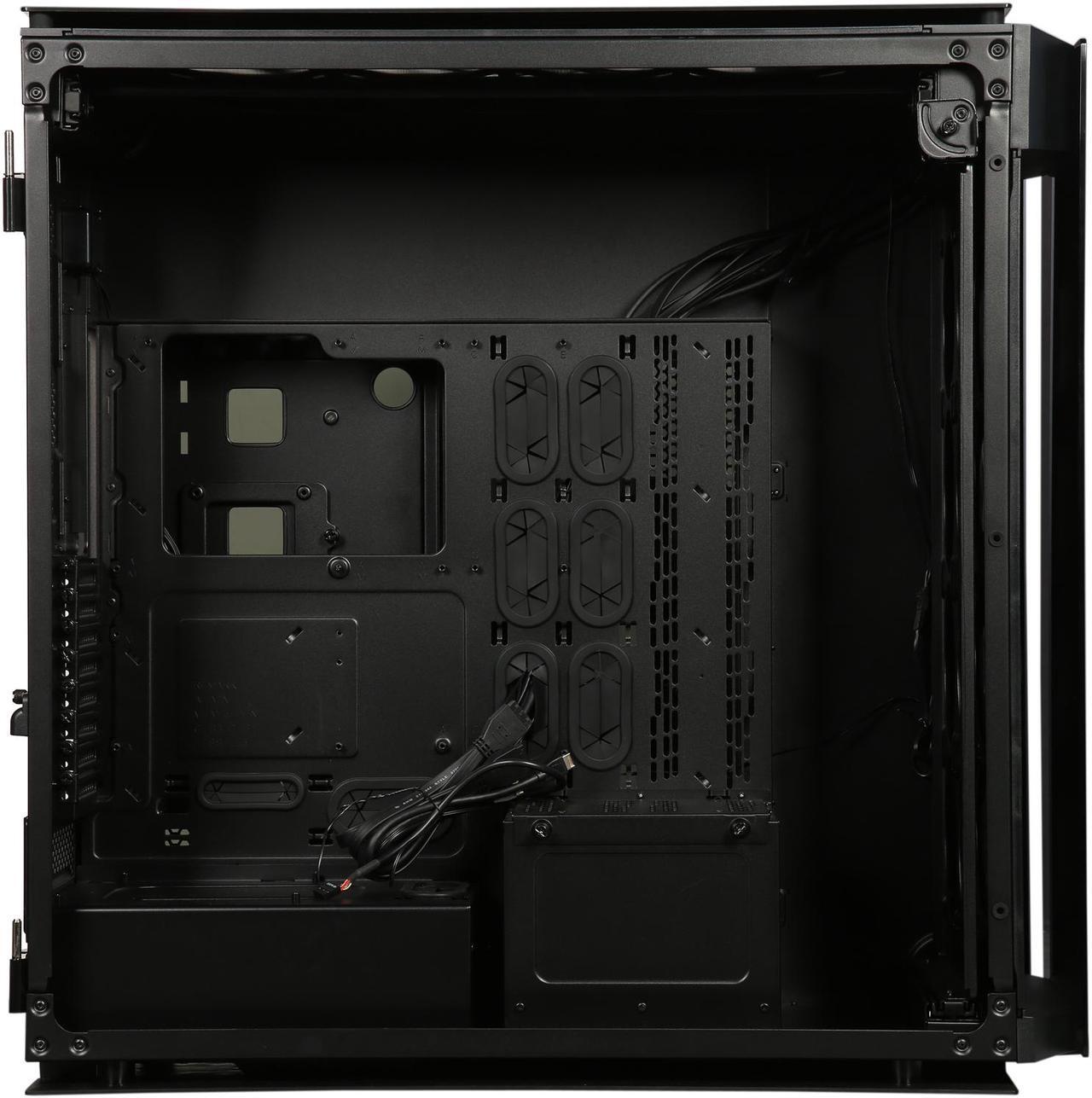 Alt view image 6 of 12 - Corsair Obsidian Series 1000D CC-9011148-WW Super Tower Case, Premium Tempered Glass and Aluminum Smart Case