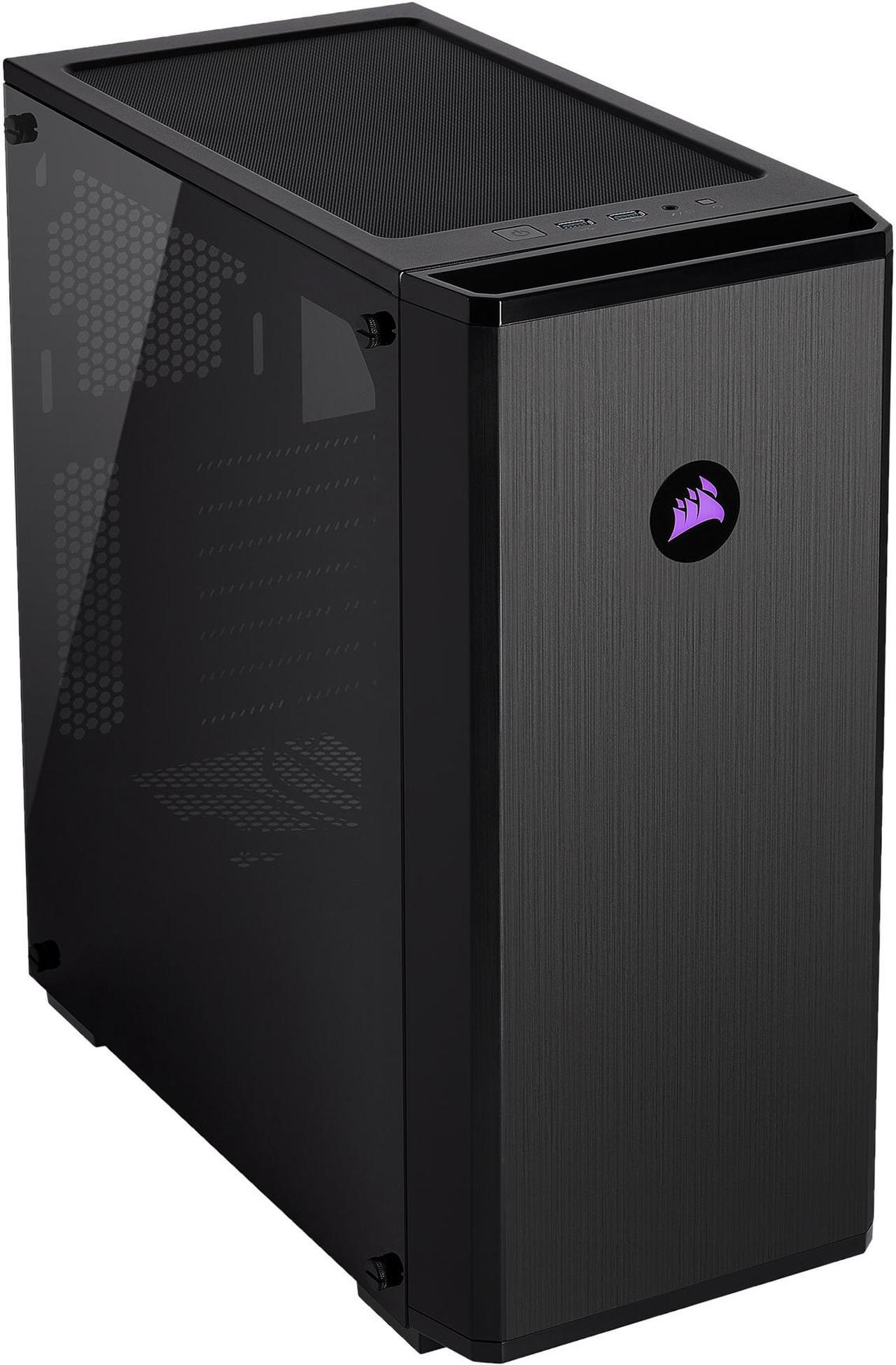 CORSAIR Carbide Series 175R RGB Tempered Glass Mid-Tower ATX Gaming Case, Black - CC-9011171-WW