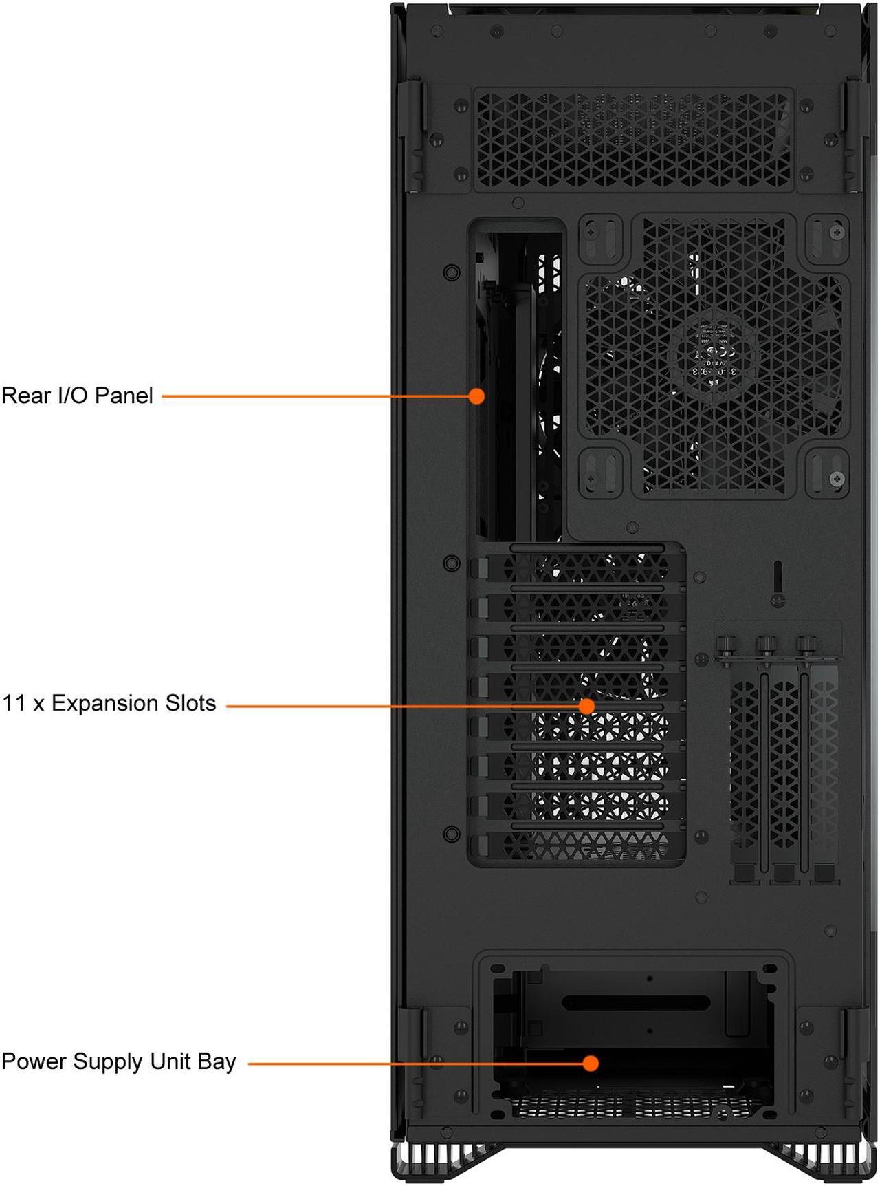 Alt view image 17 of 20 - CORSAIR 7000D AIRFLOW Full-Tower ATX PC Case