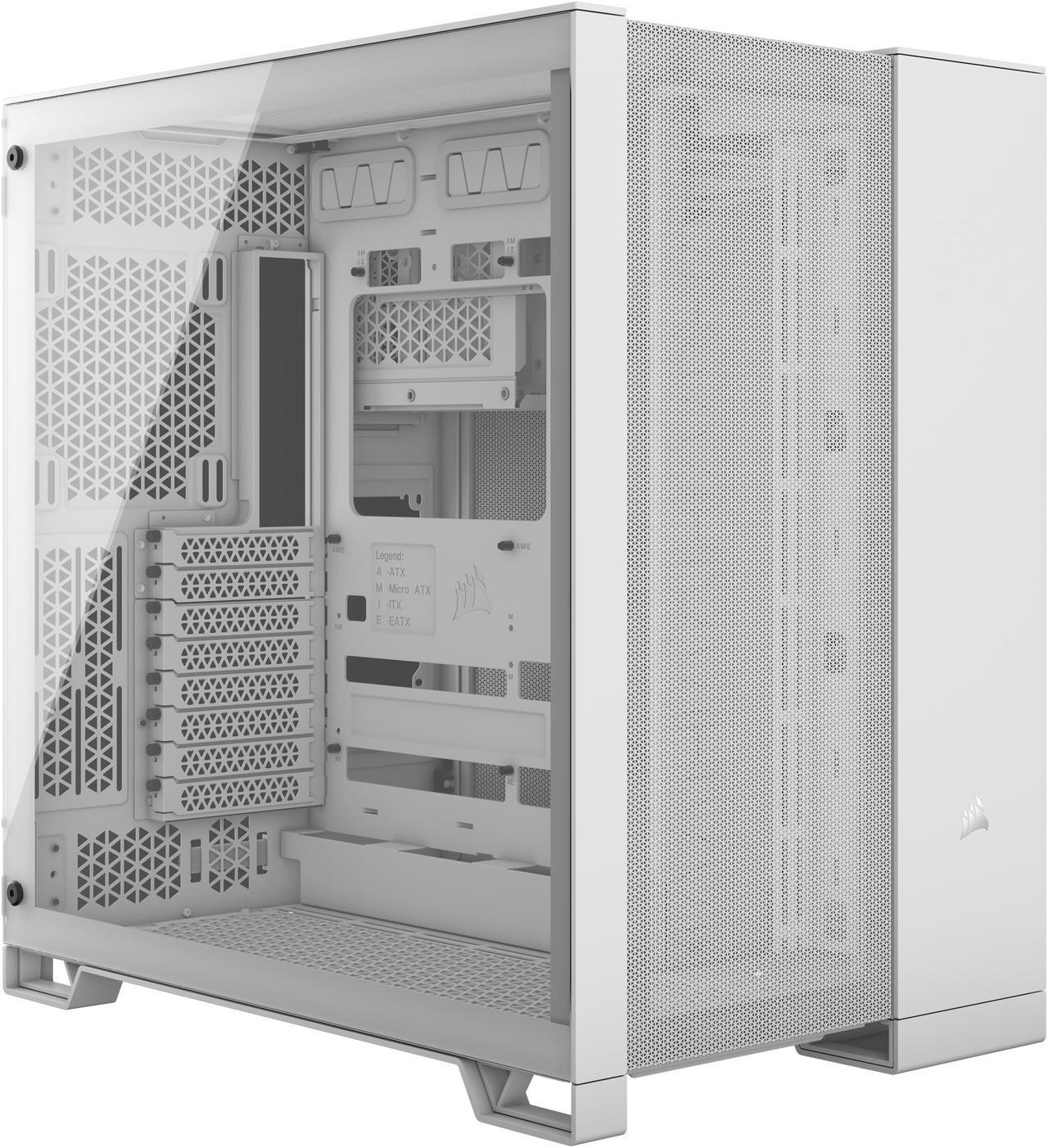 CORSAIR 6500D Airflow Tempered Glass Super Mid-Tower, White