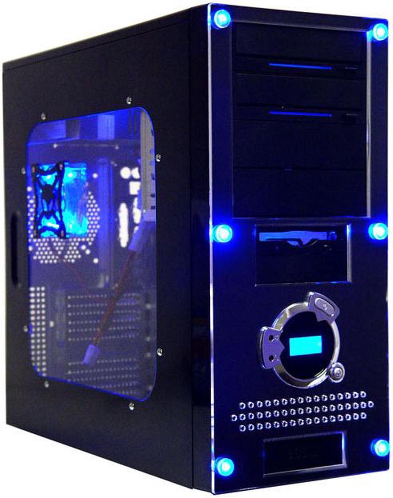 APEVIA X-Dreamer II ATXB4KLW-BK Black Steel ATX Mid Tower Computer Case 420W Power Supply