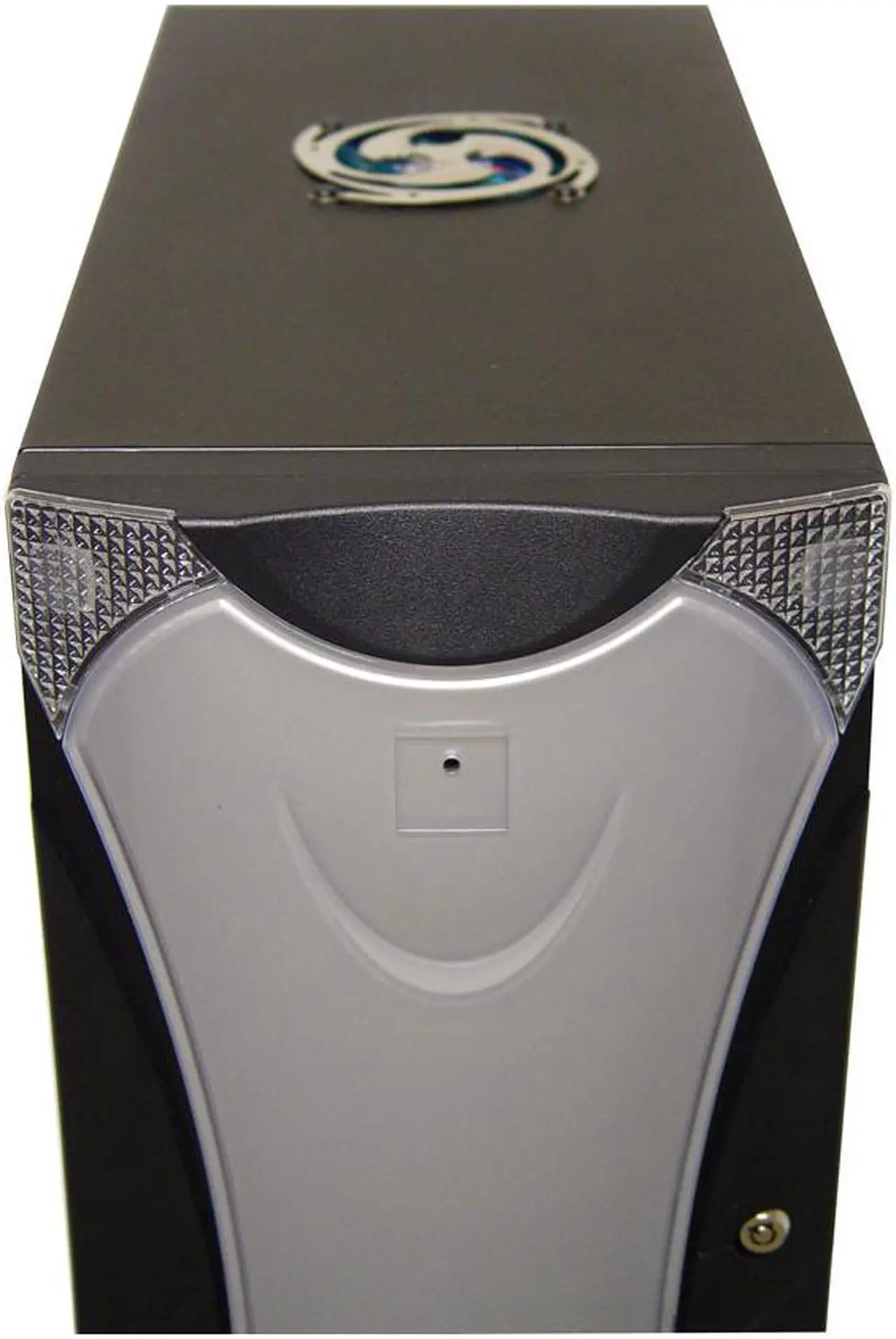 Alt view image 7 of 18 - APEVIA X-Navigator ATXA9NW-AL/500 Black/ Silver Steel ATX Mid Tower Computer Case 500W Power Supply