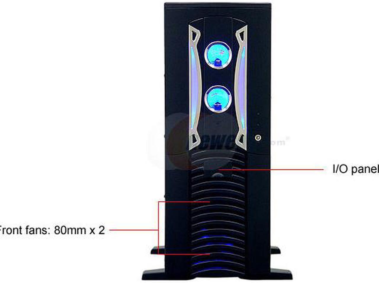 Alt view image 3 of 9 - APEVIA X-PLEASURE-BK Black Aluminum ATX Full Tower Computer Case