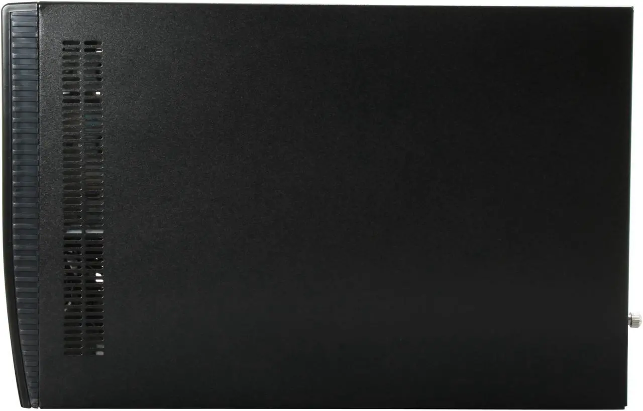 Alt view image 6 of 10 - APEVIA X-QPACK-NW-BK/420 Black Aluminum 1.0 w/ ABS plastic front panel Micro ATX Desktop Computer Case 420W Power Supply
