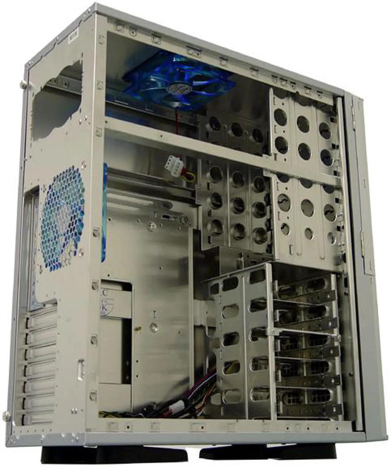 Alt view image 7 of 12 - APEVIA X-TELSTAR-AL Silver Aluminum ATX Full Tower Computer CaseNo Power Supply