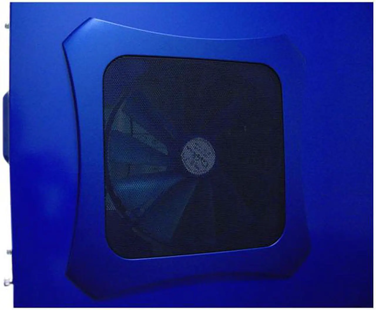 Alt view image 5 of 15 - APEVIA X-JUPITER S-Type X-JUPITERS-BL Blue Aluminum ATX Full Tower Computer Case
