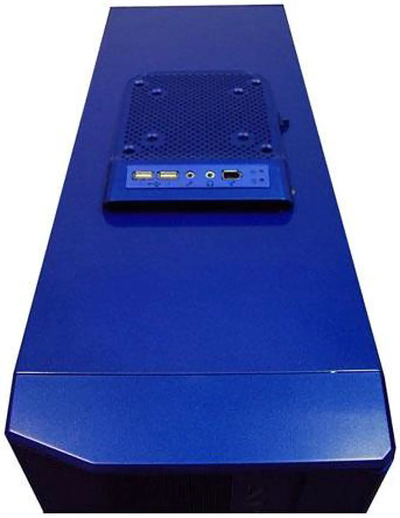 Alt view image 6 of 15 - APEVIA X-JUPITER S-Type X-JUPITERS-BL Blue Aluminum ATX Full Tower Computer Case