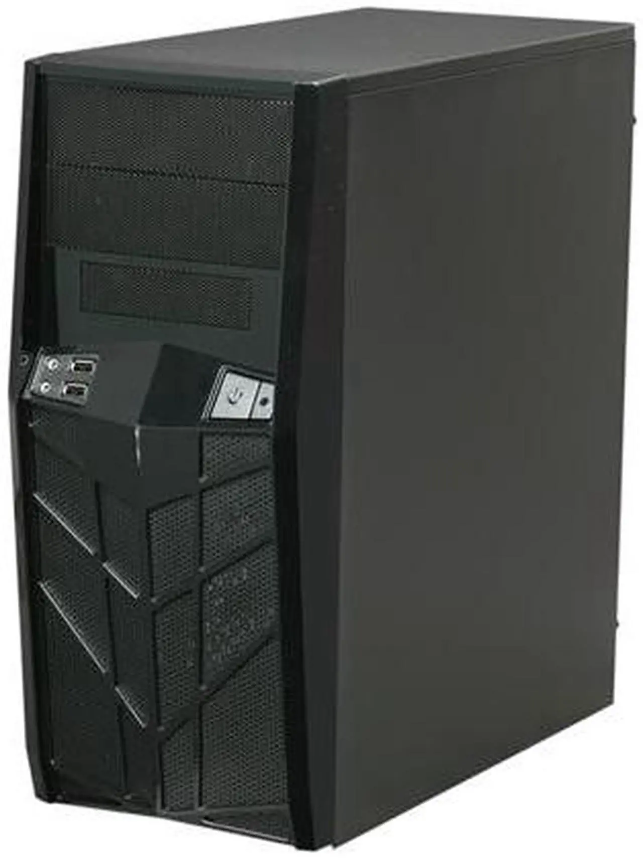 Alt view image 3 of 8 - APEVIA X-TROOPER Junior Series X-TRPJR-BK Black  Steel Micro ATX Mid Tower Computer Case  w/ Side Window