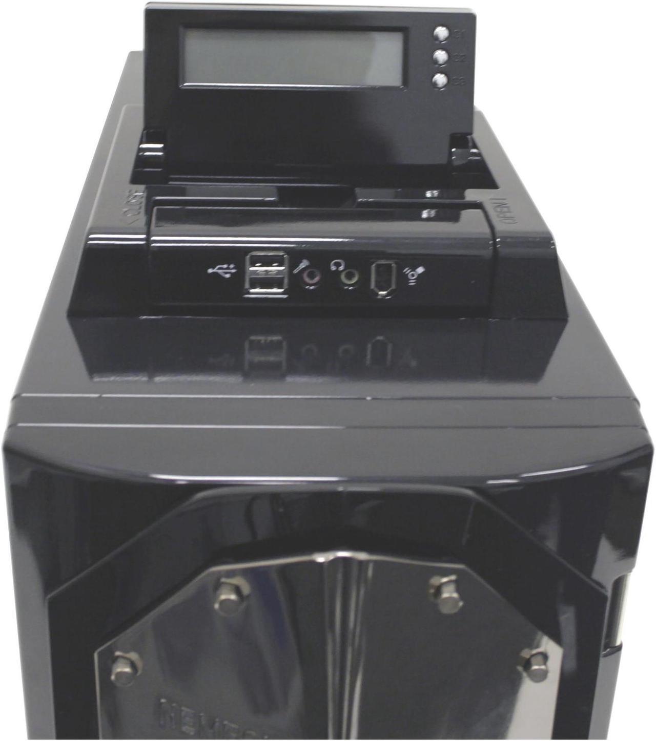 Alt view image 5 of 12 - NZXT Nemesis Elite Black Aluminum ATX Mid Tower Computer Case