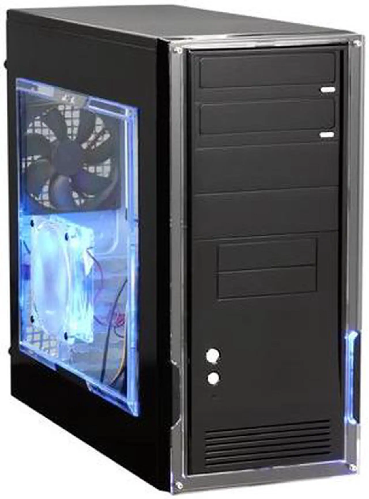 Main image of NZXT Alpha Black Steel ATX Mid Tower Computer Case with Open Window