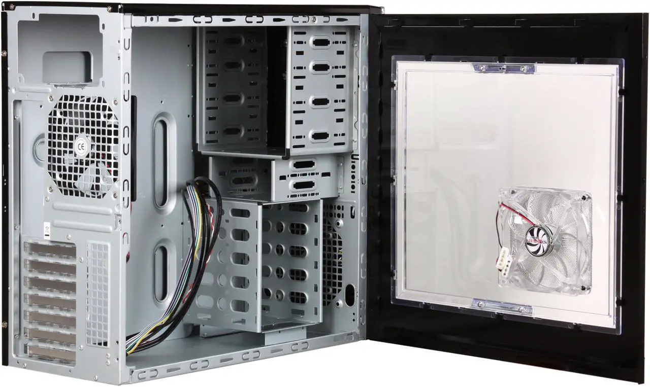 Alt view image 5 of 9 - NZXT Alpha Black Steel ATX Mid Tower Computer Case with Open Window
