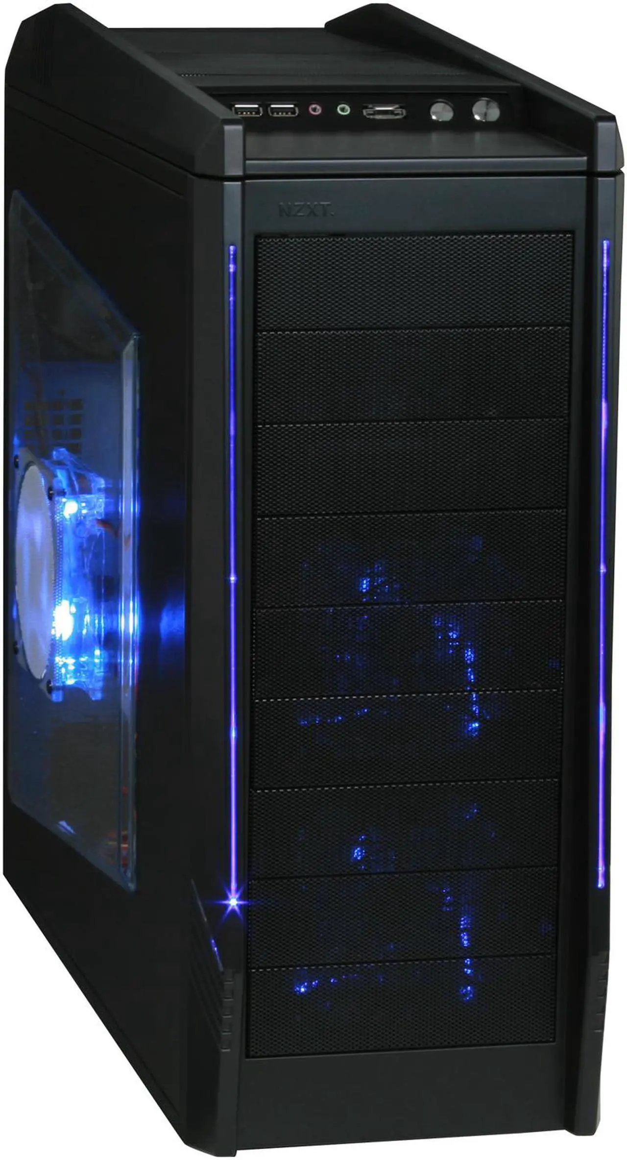 Alt view image 2 of 12 - NZXT TEMPEST Crafted Series CS-NT-TEM-B Black Steel / Plastic ATX Mid Tower Computer Case