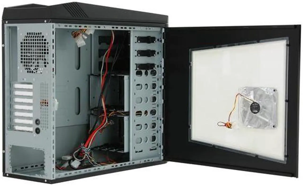 Alt view image 6 of 12 - NZXT TEMPEST Crafted Series CS-NT-TEM-B Black Steel / Plastic ATX Mid Tower Computer Case